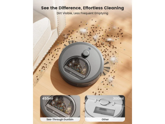 Robot Vacuum and Mop, Grey — Robot Vacuum, Lefant