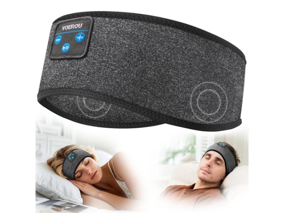 Sleep headphones in a headband — Wireless Earbuds, Generic Logic, Inc.