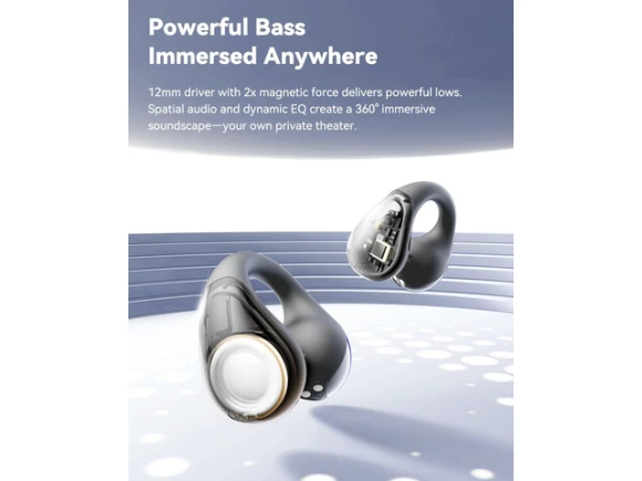 Open-ear clip-on earbuds — Wireless Earbuds, Generic Logic, Inc.