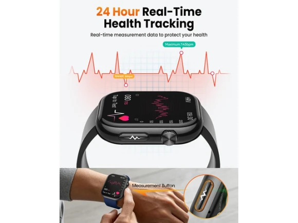 Smartwatch with 1.96-inch AMOLED display — Smart Watch, Generic Logic, Inc.