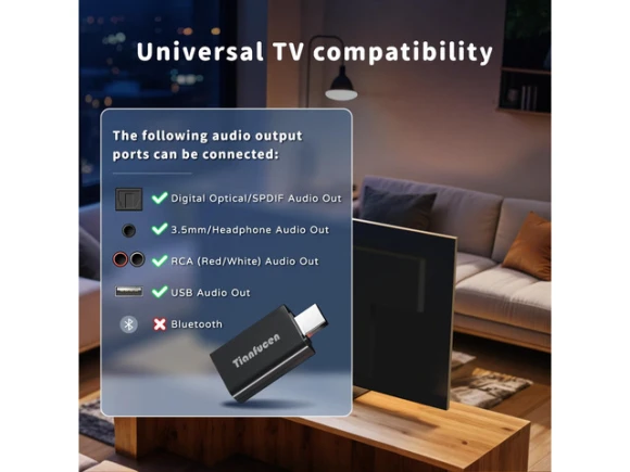 Wireless Headphones for TV Watching, Black — Wireless Earbuds, Generic Logic, Inc.
