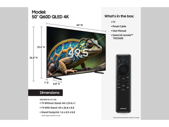 50-inch-class QLED Smart Television — Smart TV, Samsung