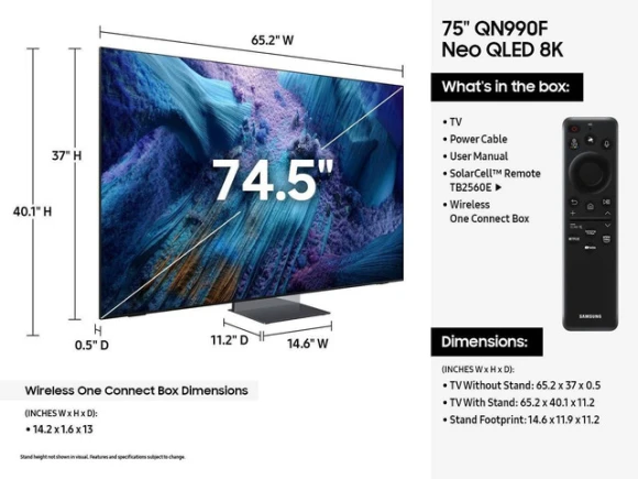 75-inch-class Smart TV — Smart TV, Samsung