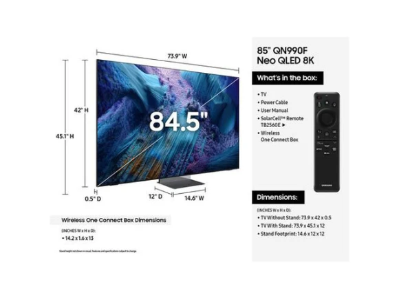 85-Inch 8K Smart TV — Smart TV, Samsung