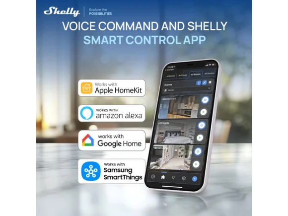 Gen4 Smart Home Plug, 2 Pack, White — Smart Plug, Shelly