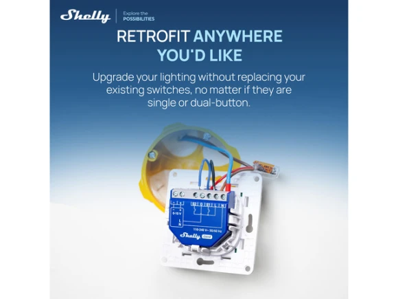 Smart dimmer, 0/1-10V PM Gen4 — Smart Switch, Shelly