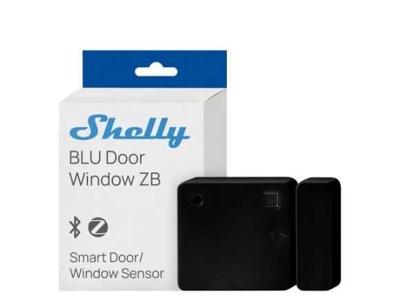 Smart Door and Window Sensor, Black — Motion Sensor, Shelly
