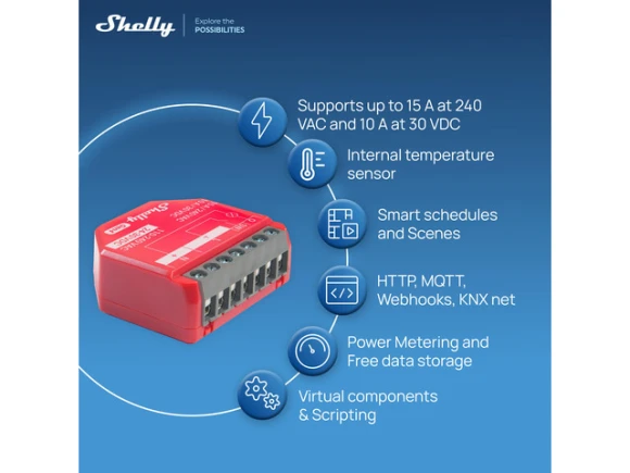 Smart Relay Switch, Gen4 — Smart Switch, Shelly