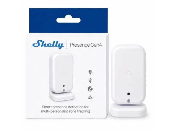White mmWave Presence Sensor — Motion Sensor, Shelly