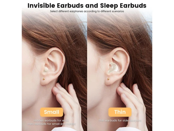 Bluetooth Sleep Earbuds, 2-Pack — Wireless Earbuds, Generic Logic, Inc.