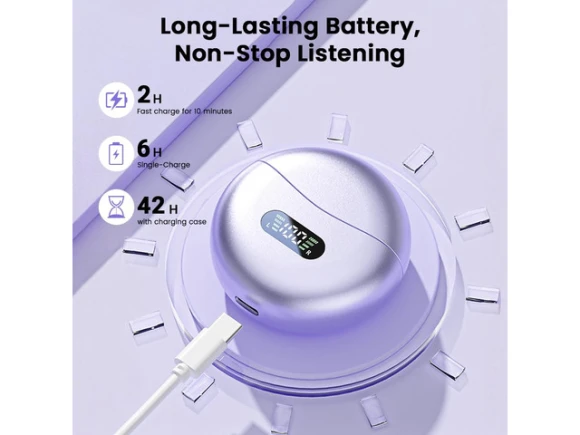 Open-ear wireless Bluetooth headphones — Wireless Earbuds, Generic Logic, Inc.