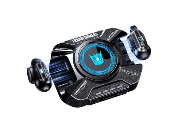 Clip-on Open-Ear Wireless Bluetooth Headphones, Megatron Black — Wireless Earbuds, Generic Logic, Inc.