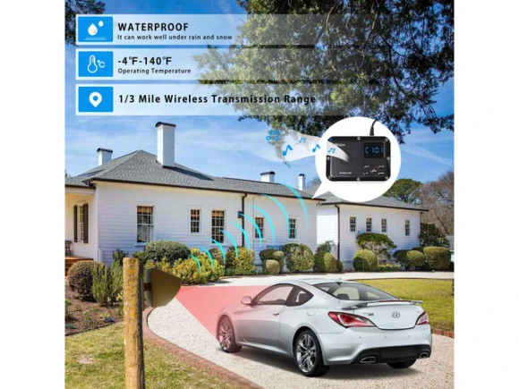 Wireless Driveway Alarm System with Motion Sensor — Motion Sensor, Generic Logic, Inc.