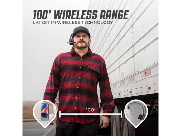 Bluetooth Trucker Headset — Wireless Earbuds, Generic Logic, Inc.