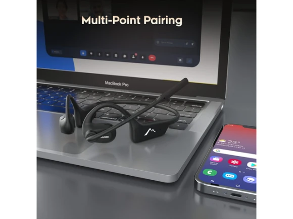 Open-Ear Bluetooth Headphones with Microphone — Wireless Earbuds, Generic Logic, Inc.