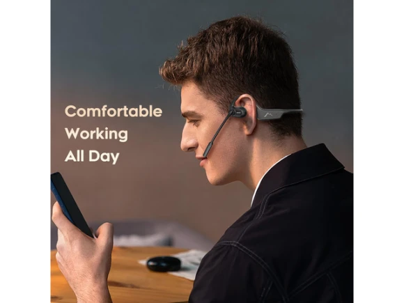 Open-Ear Bluetooth Headphones with Microphone — Wireless Earbuds, Generic Logic, Inc.