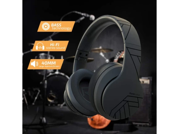 Wireless over-ear Bluetooth headphones — Wireless Earbuds, Generic Logic, Inc.
