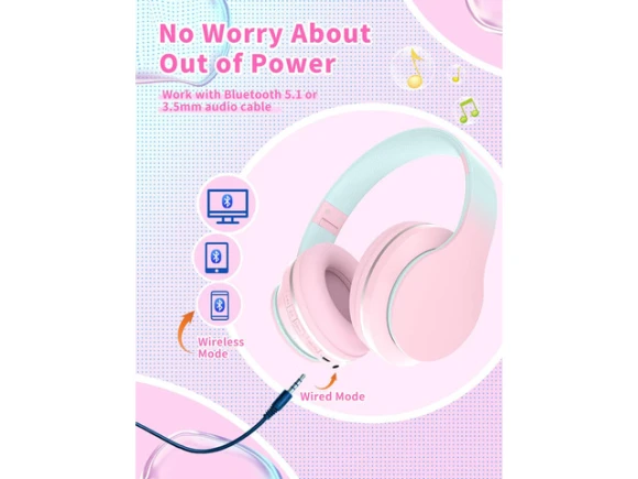 Bluetooth Kids Headphones — Wireless Earbuds, Generic Logic, Inc.