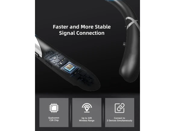 Neckband Bluetooth Headphones — Wireless Earbuds, Generic Logic, Inc.