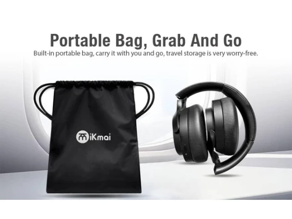 Black Overhead Headphones — Wireless Earbuds, Generic Logic, Inc.
