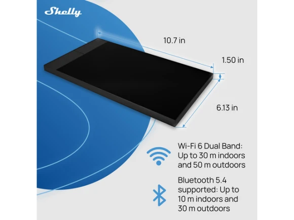 10.1-inch In-wall smart home control panel — Smart Switch, Shelly