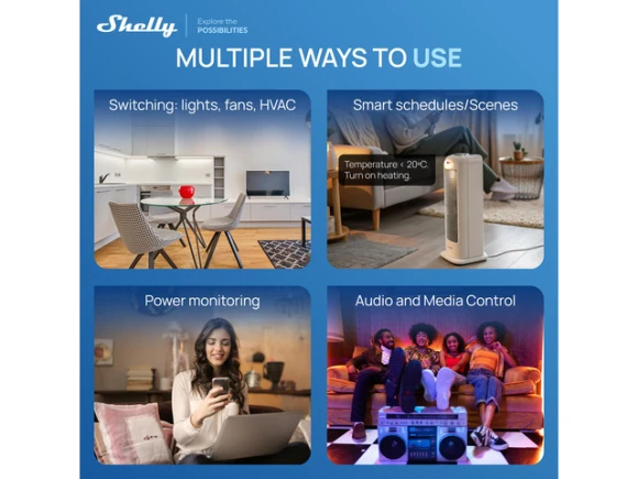 10.1-inch In-wall smart home control panel — Smart Switch, Shelly