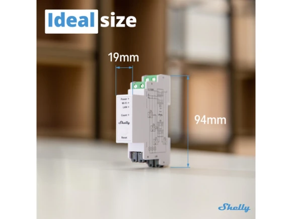 3-Phase Smart Energy Meter — Energy Monitor, Shelly
