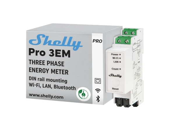 3-Phase Smart Energy Meter — Energy Monitor, Shelly