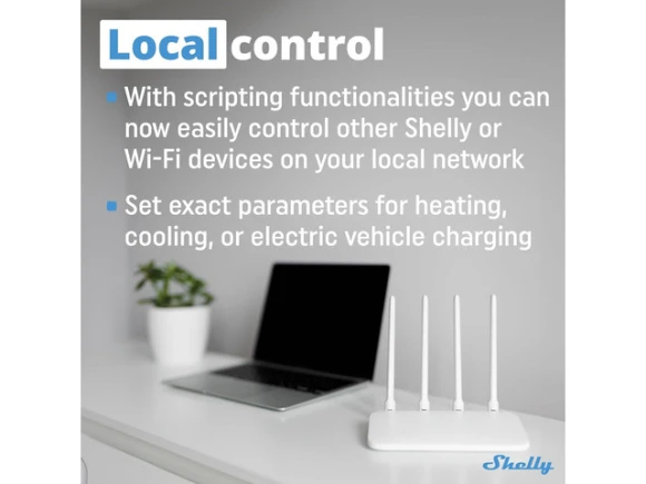 3-Phase Smart Energy Meter — Energy Monitor, Shelly