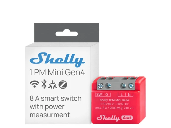 Gen4 1PM Mini Smart Relay Switch — Smart Switch, Shelly