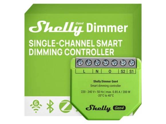 Smart Dimmer Gen4 — Smart Switch, Shelly