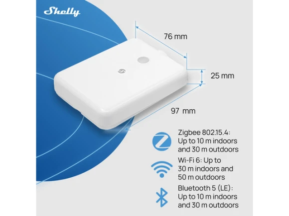 Smart Leak and Rain Detector, Gen4 — Water Shut Off Valve, Shelly