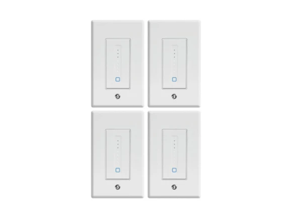 Smart Wall Dimmer, 4-Pack — Smart Switch, Shelly