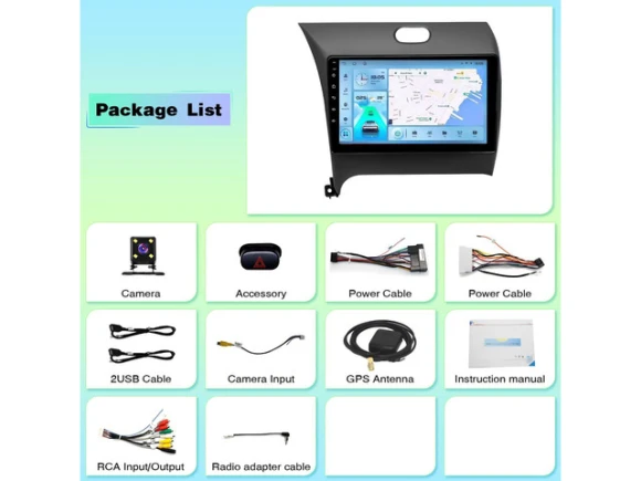 9 in Car Stereo for Kia Forte 2013–2018 — Car Infotainment System, Generic Logic, Inc.