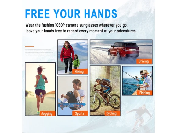 1080P HD Camera Sunglasses — Digital Cameras & Camcorders, Generic Logic, Inc.