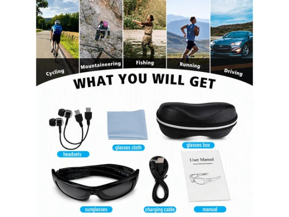 1080P HD Camera Sunglasses — Digital Cameras & Camcorders, Generic Logic, Inc.