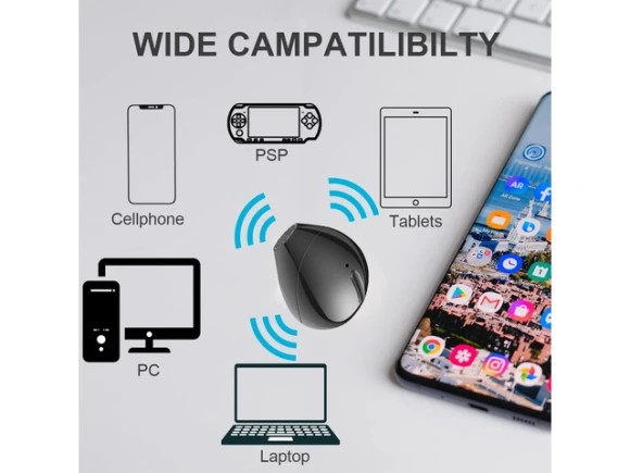 Bluetooth Earpiece, Black, Single Earpiece — Wireless Earbuds, Generic Logic, Inc.