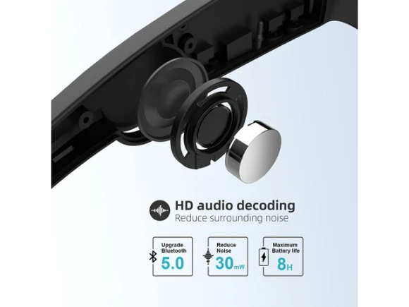 Bluetooth safety smart glasses with open-ear audio — Smart Glasses, Generic Logic, Inc.
