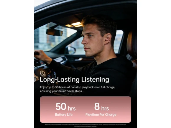 Open-Ear Clip-On Earbuds, Rose Gold — Wireless Earbuds, Generic Logic, Inc.