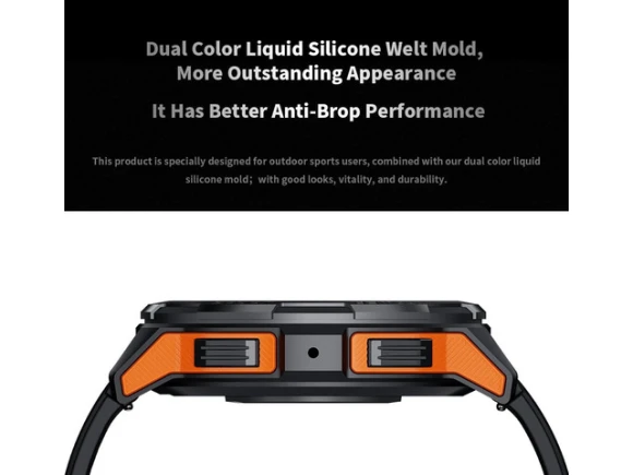 Smartwatch, Orange — Smart Watch, Generic Logic, Inc.