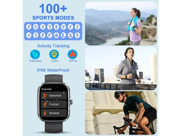 Smartwatch, 1.91-inch HD display — Smart Watch, Generic Logic, Inc.