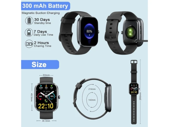 Smartwatch, 1.91-inch HD display — Smart Watch, Generic Logic, Inc.