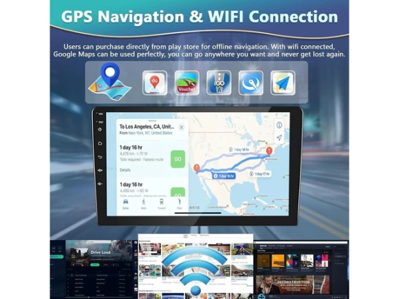 9.7-inch Car Stereo Head Unit for Ford Super Duty — Car Infotainment System, Generic Logic, Inc.