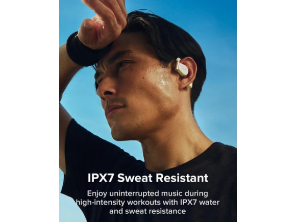 Green Open-Ear Headphones — Wireless Earbuds, Cleer