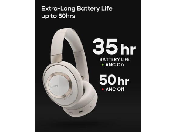 Over-ear Bluetooth headphones, Stone — Wireless Earbuds, Cleer