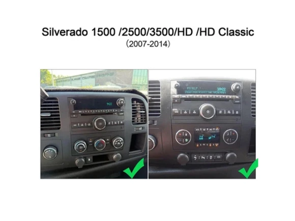 8-Inch Touchscreen In-Dash Car Stereo for Chevy Silverado 2007–2013 — Car Infotainment System, Generic Logic, Inc.