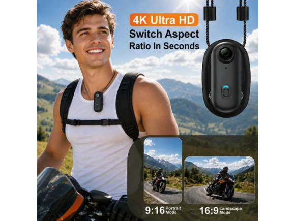 4K Body Camera with Wi-Fi Live View — Digital Cameras & Camcorders, Generic Logic, Inc.