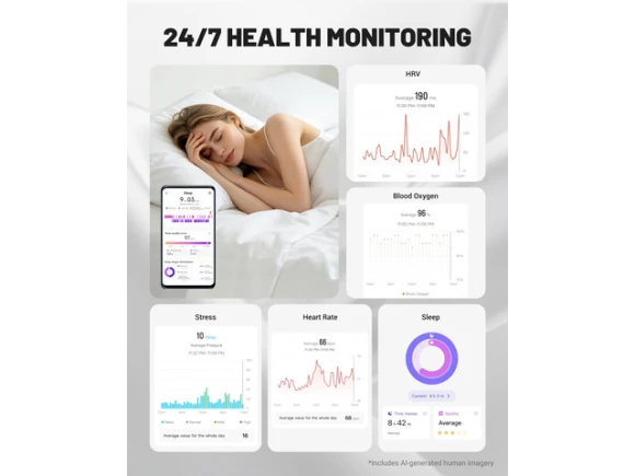 9# Smart Ring Health Tracker with Charge Case — Smart Ring, Generic Logic, Inc.
