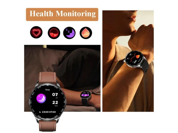 Pink 2-in-1 Smartwatch with Earbuds — Smart Watch, Generic Logic, Inc.