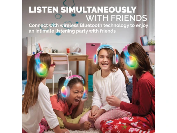 Silent Disco Headphones, 4 Pack — Wireless Earbuds, Generic Logic, Inc.